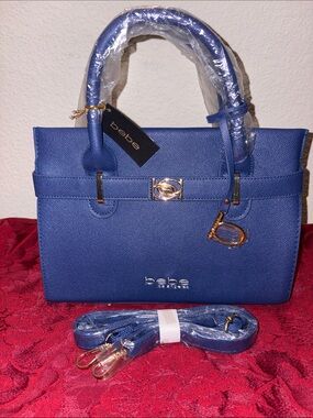 🚨Bebe Evie Galaxy Blue Satchel